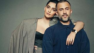 Sonam Kapoor strikes a pose with his hubby Anand Ahuja; calls his her 'handsome date' - Pics