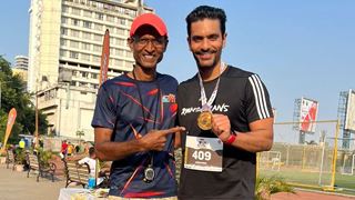  Angad Bedi turns a sportsperson, wins silver in his debut sprinting tournament