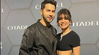 Samantha Ruth Prabhu and Varun Dhawan spread their black magic in twinning attire for an event Thumbnail