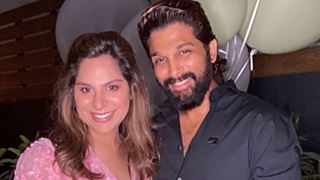 Allu Arjun sends love and wishes to Ram Charan's pregnant wife Upasana at her baby shower party