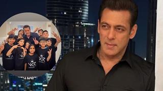 Salman Khan looks suave in black in latest pics from Dubai; poses with his little fans