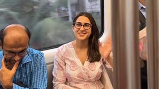 Sara Ali Khan teases Aditya Roy Kapur & Anurag Basu as she travels in the Mumbai Metro