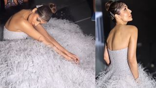 Malaika Arora stuns in a straight out of a fairy tale outfit as showstopper for Michael Cinco in Dubai