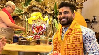 Shiv Thakare makes a visit to Siddhivinayak Temple to seek blessings