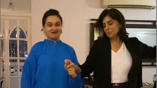 Neetu Kapoor shakes a leg with yesteryear actress Padmini Kolhapure on 'Naatu Naatu' - Watch 