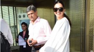 Deepika sets major father-daughter goals; arrives at the airport with dad Prakash Padukone in style- Watch