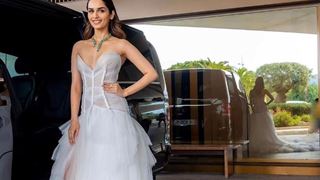 Cannes Film Festival 2023: Manushi Chhillar makes a striking debut in a pristine white dreamy gown