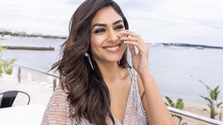 Cannes 2023: Mrunal Thakur channelises her inner diva in a silver saree by Falguni and Shane Peacock