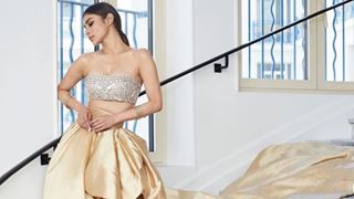 Cannes 2023: Mouni Roy's third look takes social media by storm with a gold-silver extravaganza
