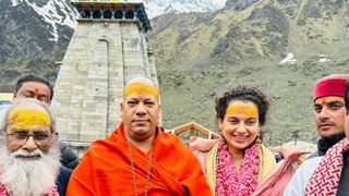 Kangana Ranaut embraces the sacred beauty of Kedarnath Dham; shares pictures from the spiritual site