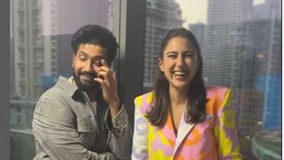 Sara Ali Khan's silly knock-knock jokes leaves Vicky Kaushal amused- Watch!