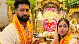 Vicky Kaushal & Sara Ali Khan express gratitude at Siddivinayak temple post film's box office triumph