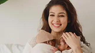 Nayanthara & Vignesh Shivan's anniversary delight: Adorable photoshoot with twins melts hearts Thumbnail