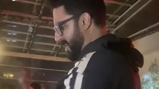 Abhishek Bachchan's unmissable wrap-up party grooves on 'Kajra Re' and 'Jhumma Chumma'  Thumbnail