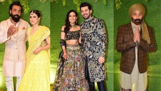 Karan-Drisha Sangeet: The couple radiates elegance; Deol family dazzles in ethnic attire - PICS