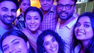 Megha Ray & the cast of 'Sapnon Ki Chhalaang' wrap up the shoot of their show