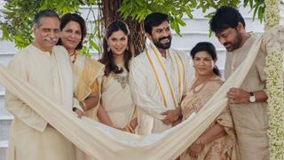 Ram Charan  & Upasana unveil 'Klin Kaara Konidela' as their daughter's name with wholesome family pictures thumbnail