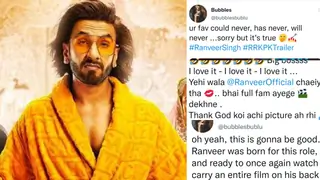 "Yehi vala Ranveer chahiye tha", "He was born for this" - Netizens react to Ranveer's act in 'RRKPK'  Thumbnail