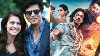 Internet goes for a frenzy as Kajol playfully probes about the box office collection of SRK's 'Pathaan'