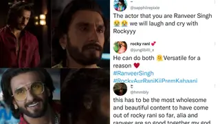 "He can do both", "We will laugh & cry with you" - Netizens hail Ranveer in the new song, 'Ve Kamleya' Thumbnail