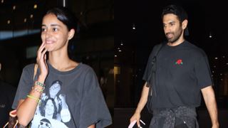 Aditya Roy Kapur and Ananya Panday spotted at Mumbai airport after their romantic Lisbon vacay