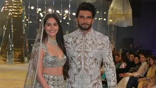 Alia Bhatt & Ranveer Singh dazzle the ramp at Manish Malhotra's couture extravaganza Thumbnail
