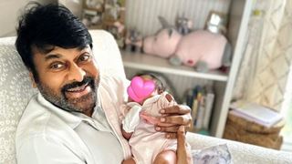 Ram Charan & Upasana's heartfelt birthday wish for Chiranjeevi ft. adorable moment with baby Klin Karaa