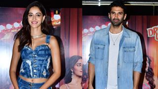 Ananya Panday's infectious blush over posing request with Aditya Roy Kapur at Dream Girl 2 screening