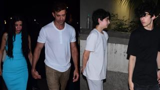 Hrithik Roshan and Saba Azad's romantic night out with his sons