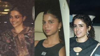 'Jawan' special screening: Deepika Padukone, Suhana Khan, Sanya & others arrive to celebrate SRK's film