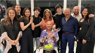 Hrithik Roshan's gf Saba Azad joins the birthday bash of Rakesh Roshan along with other family members - PIC Thumbnail