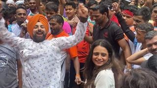 TMKOC actor Kanwalpreet Singh enjoys the Dahi Handi celebration on Janmashtami