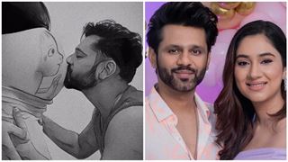 A kiss from your papa - Rahul Vaidya says while sharing a special reel