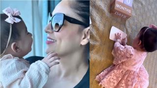 Bipasha Basu captures Devi's 10 month birthday celebrations; from bunny cake to blissful moments