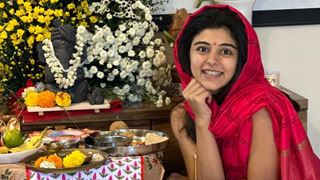 Actress Yesha Rughani says,"I find peace in making Ganpati ji at home''