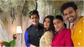 Kartik Aaryan's festive reunion with Sara Ali Khan, Manish Malhotra and Rasha Thadani during Ganpati visrajan 