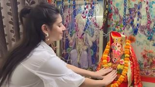 Isha Malviya asks for Bappa's blessings ahead of a new journey, hints at Bigg Boss 17?  Thumbnail