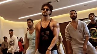 Varun Dhawan and Shahid Kapoor dance with Tiger Shroff on his latest track, 'Hum Aaye Hain'