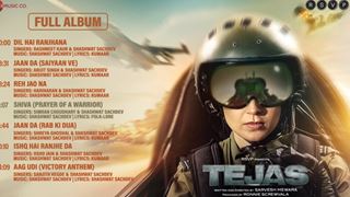 Even before the trailer's release, 'Tejas' team drops the entire jukebox with some rousing songs