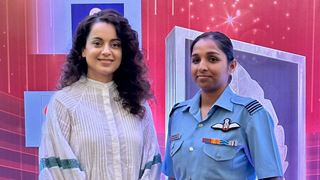 Kangana Ranaut meets India's first and only female pilot to fly the Rafale fighter aircraft, Shivangi Singh