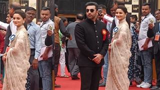 69th National Awards: Alia Bhatt makes a striking entry draped in her wedding saree with Ranbir Kapoor  Thumbnail