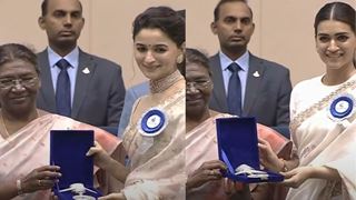 Alia Bhatt and Kriti Sanon receive their first National Award from President Droupadi Murmu- WATCH