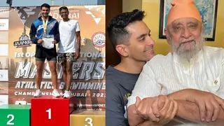 Angad Bedi clinches a gold medal in sprinting tournament; dedicates the victory to late father Bishan Bedi Thumbnail