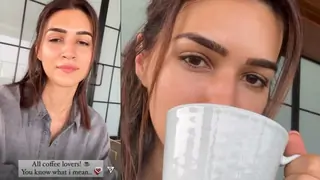 Kriti Sanon hints at Koffee With Karan Season 8 appearance with Instagram coffee sip? Thumbnail