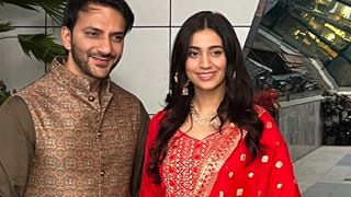 Newlyweds Ali Merchant and Andleeb Zaidi make first appearance after their wedding