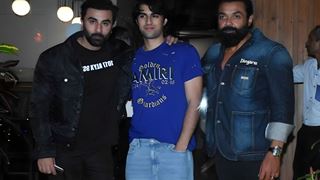 Ranbir Kapoor & Bobby Deol's bromance shines off-screen; head for a dinner night with Aryaman Deol