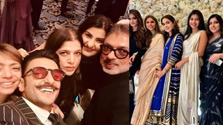 Ranveer Singh, Sara Ali Khan & Sanjay Leela Bhansali steal the spotlight at Sharmin Segal's reception - PICS