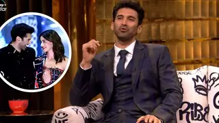 KWK8: Aditya Roy Kapur gets candid as Ananya Panday's name echo throughout the episode Thumbnail