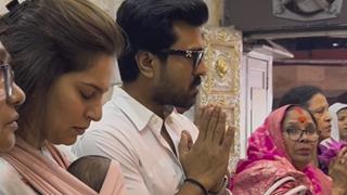 Ram Charan & Upasana celebrate six months of parenthood with blessings at Mahalaxmi temple thumbnail