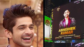 Abhishek Kumar's triumph: A second stint in Times Square Billboards ignites fan frenzy